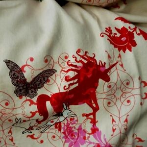 Pink And Black Duvet Cover